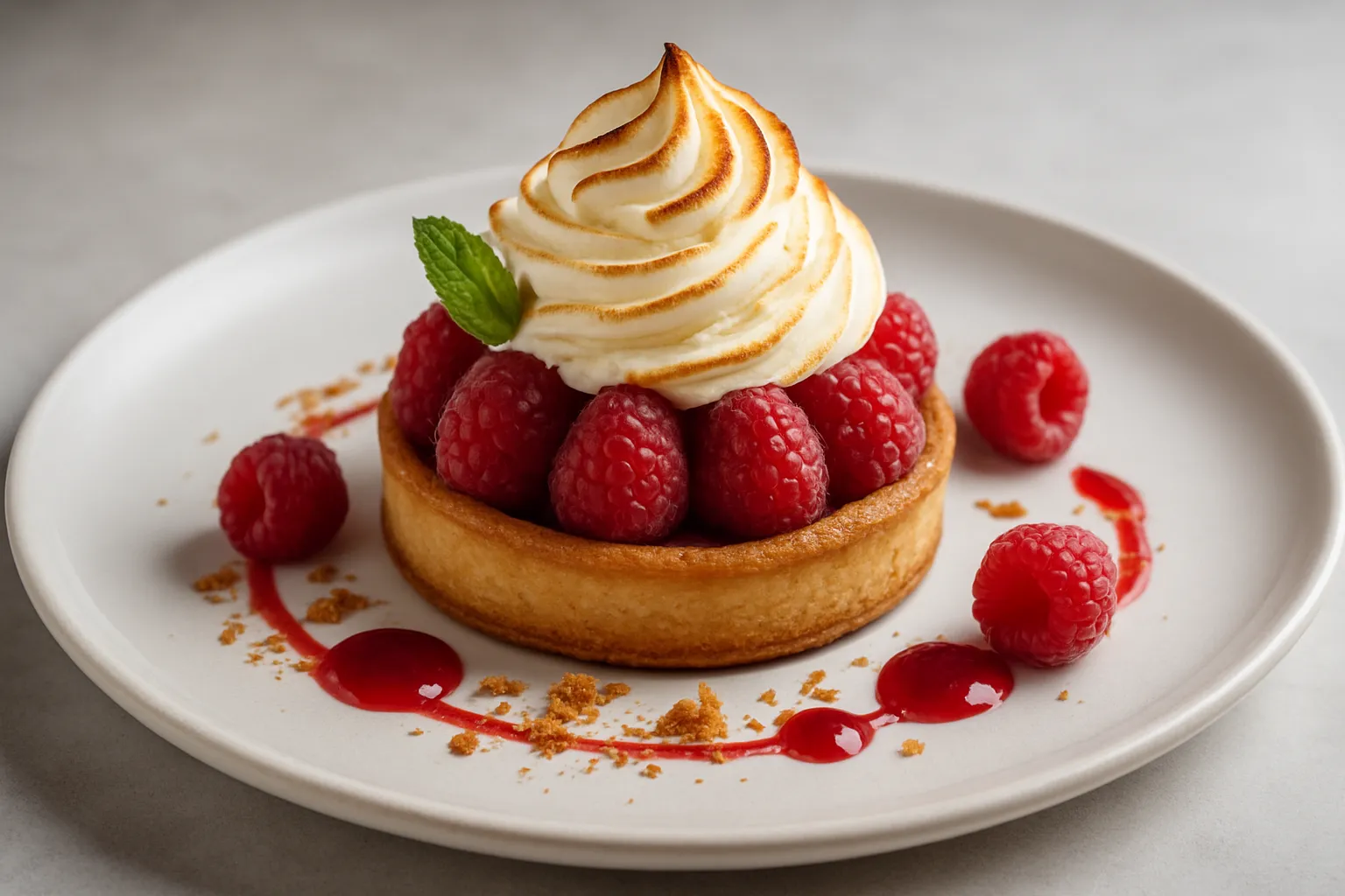 Tarte Aux Framboises à Lancienne