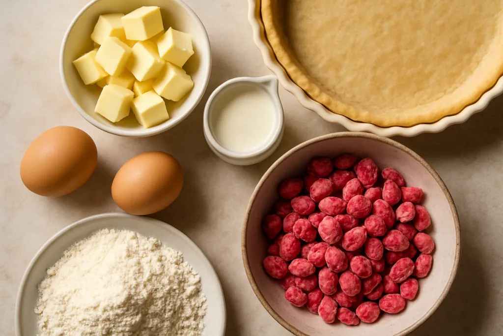 Ingrédients pour Tarte aux pralines roses lyonnaises, ma version familiale revisitée