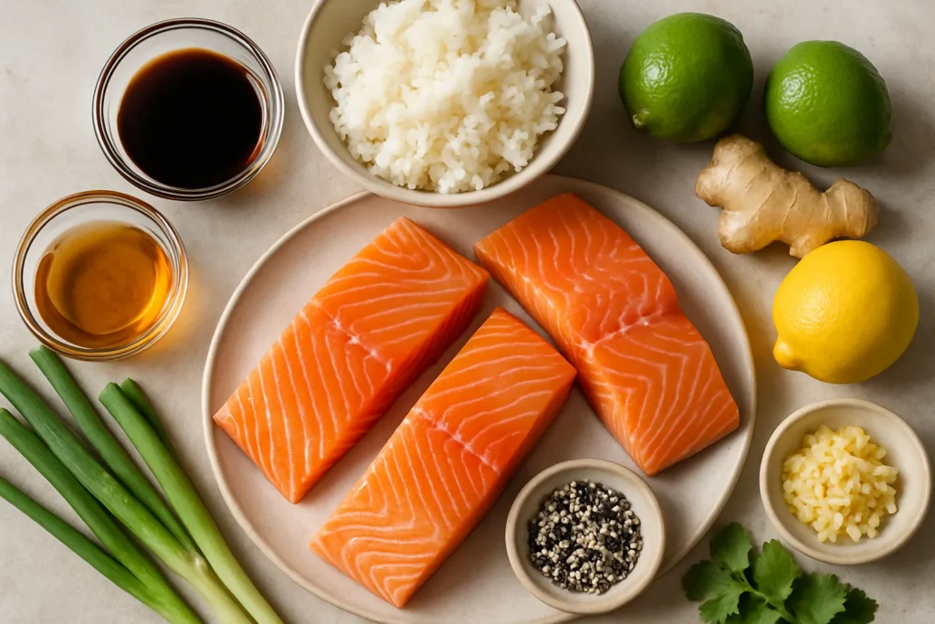 Ingrédients pour Saumon Teriyaki Express : Ma Recette Fusion en 25 Minutes